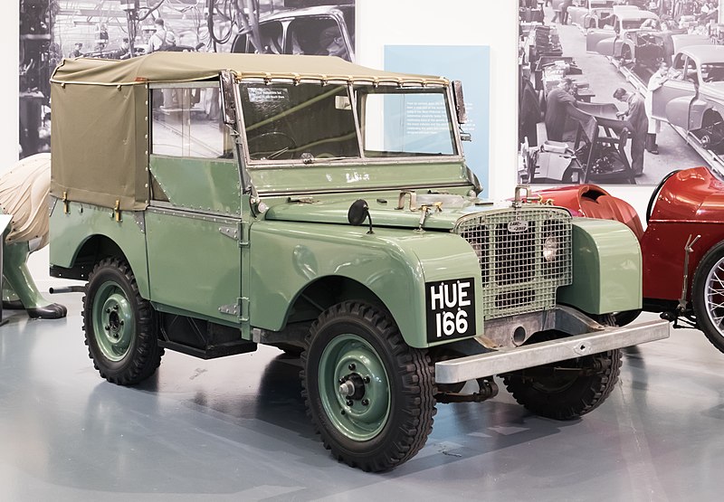 In our courtesy car – visit the British Motor Museum at Gaydon